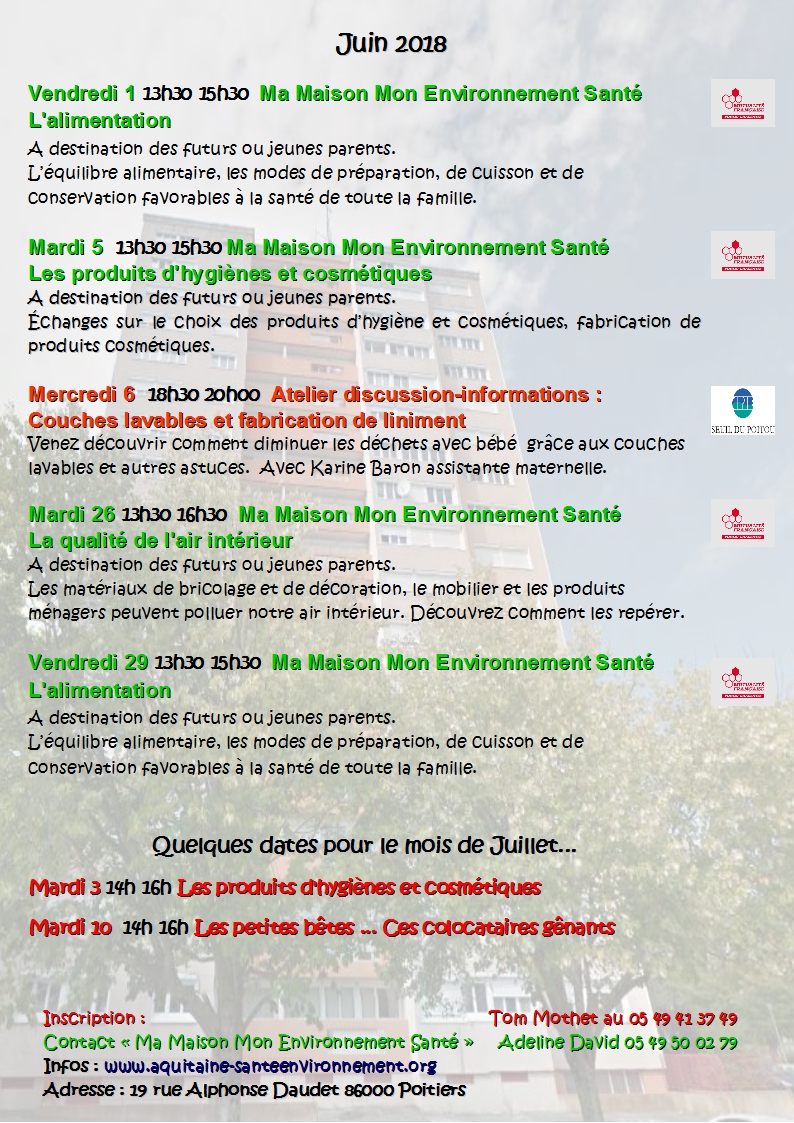 Programme Juin 2018
