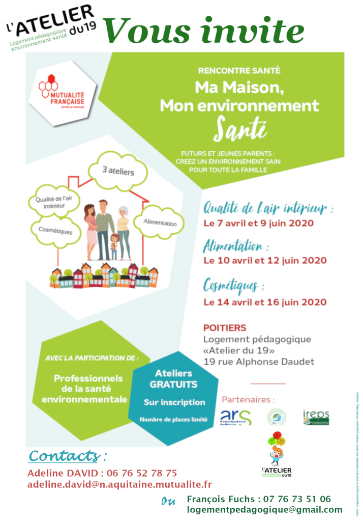 Rencontres Santé Environnement à l'Atelier du 19
